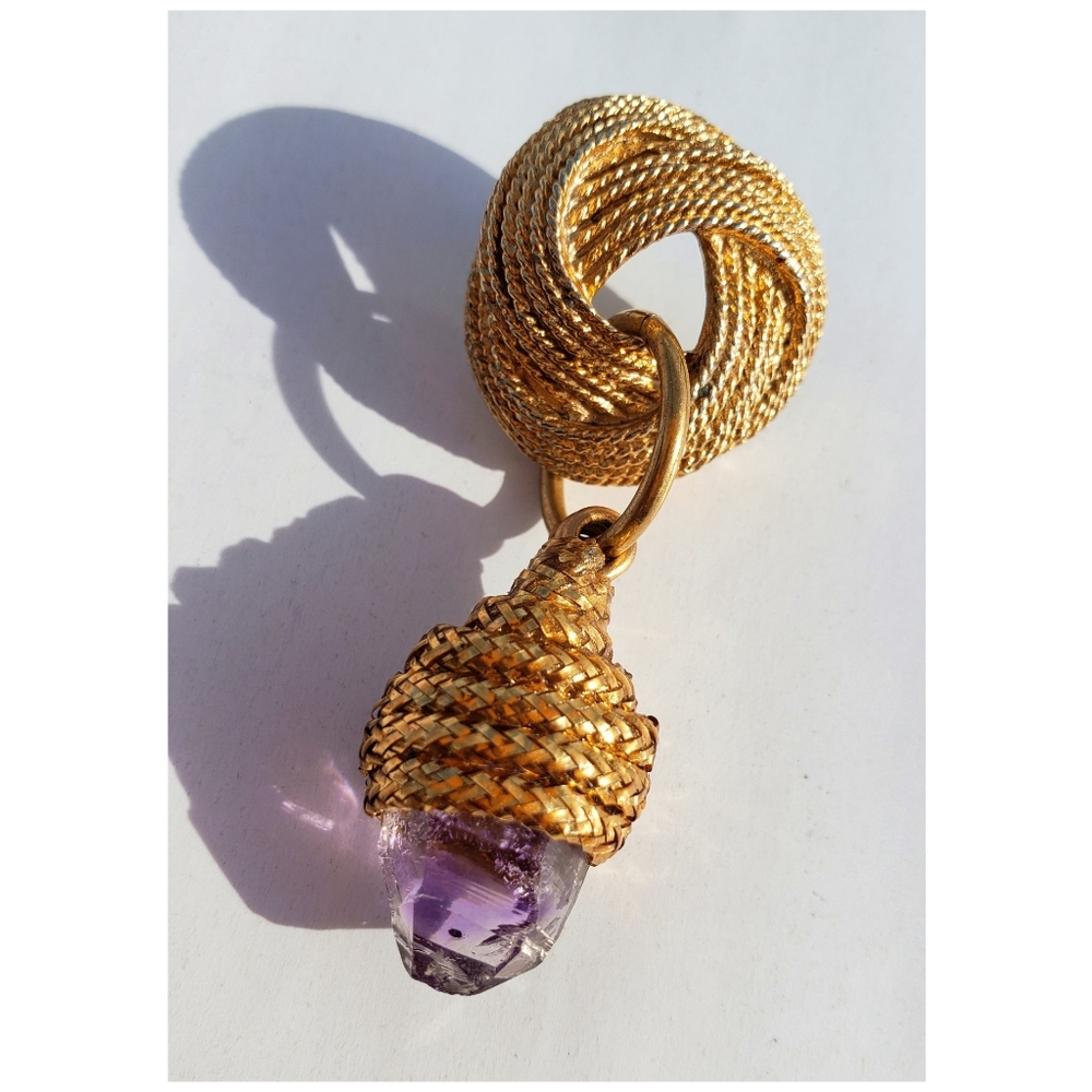 amethyst💜earrings -a- KAMELEON🦎KREATION - Picture 5 of 8